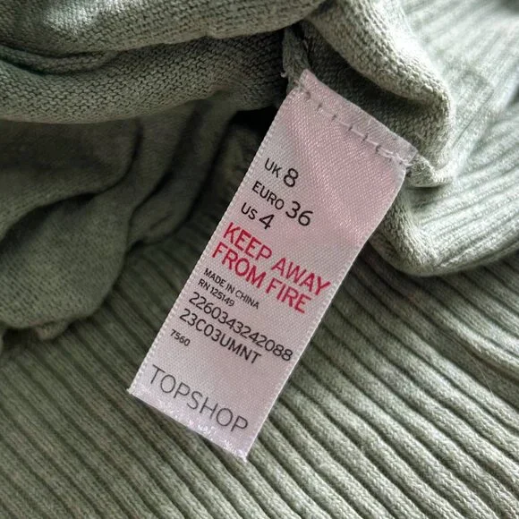 Topshop Knitted Scoop Neck Cardigan ALT ASO Hermione Granger - Picture 5 of 8